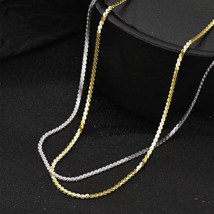 S shaped  chain