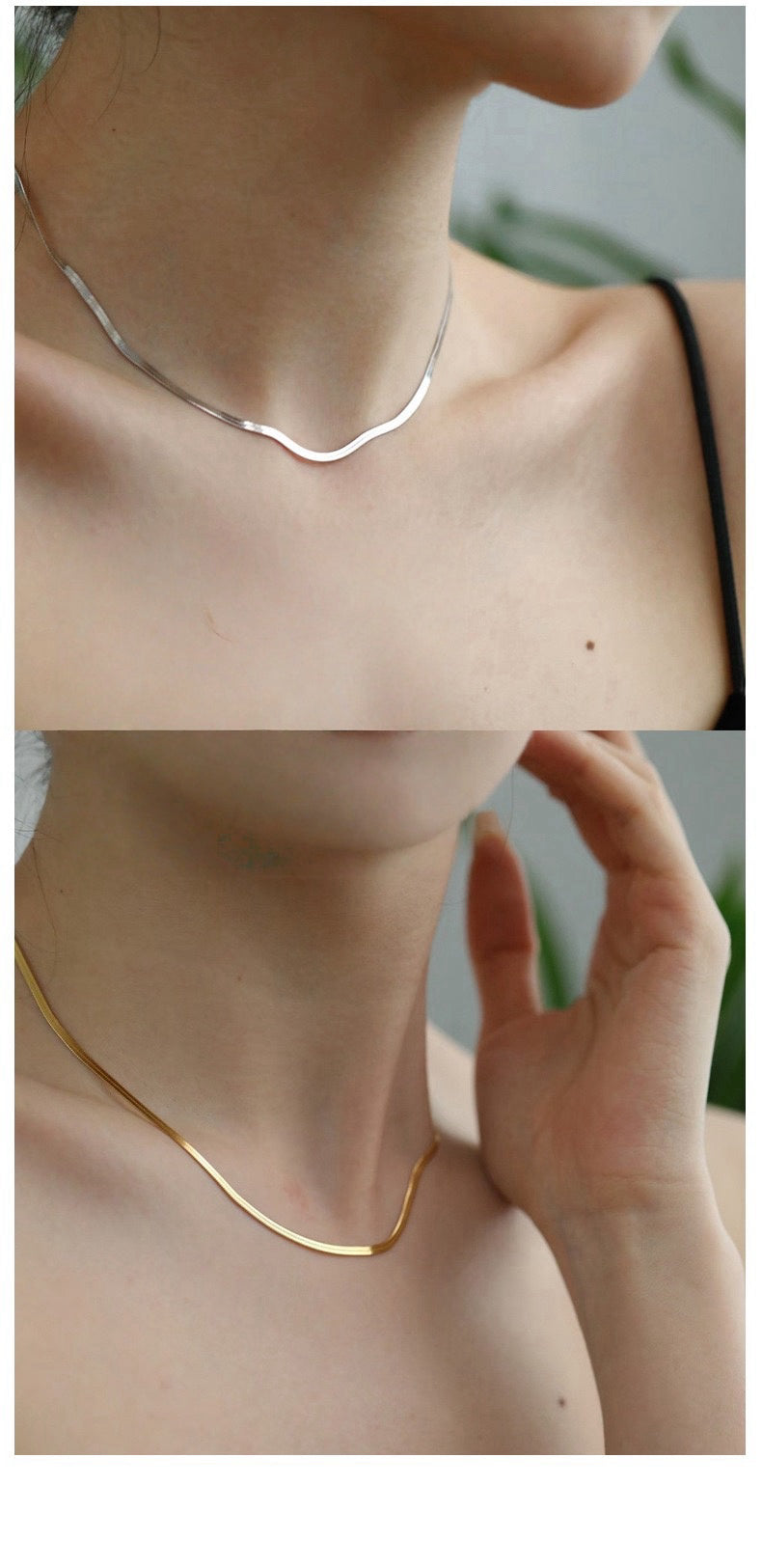 Snake bones shaped chain